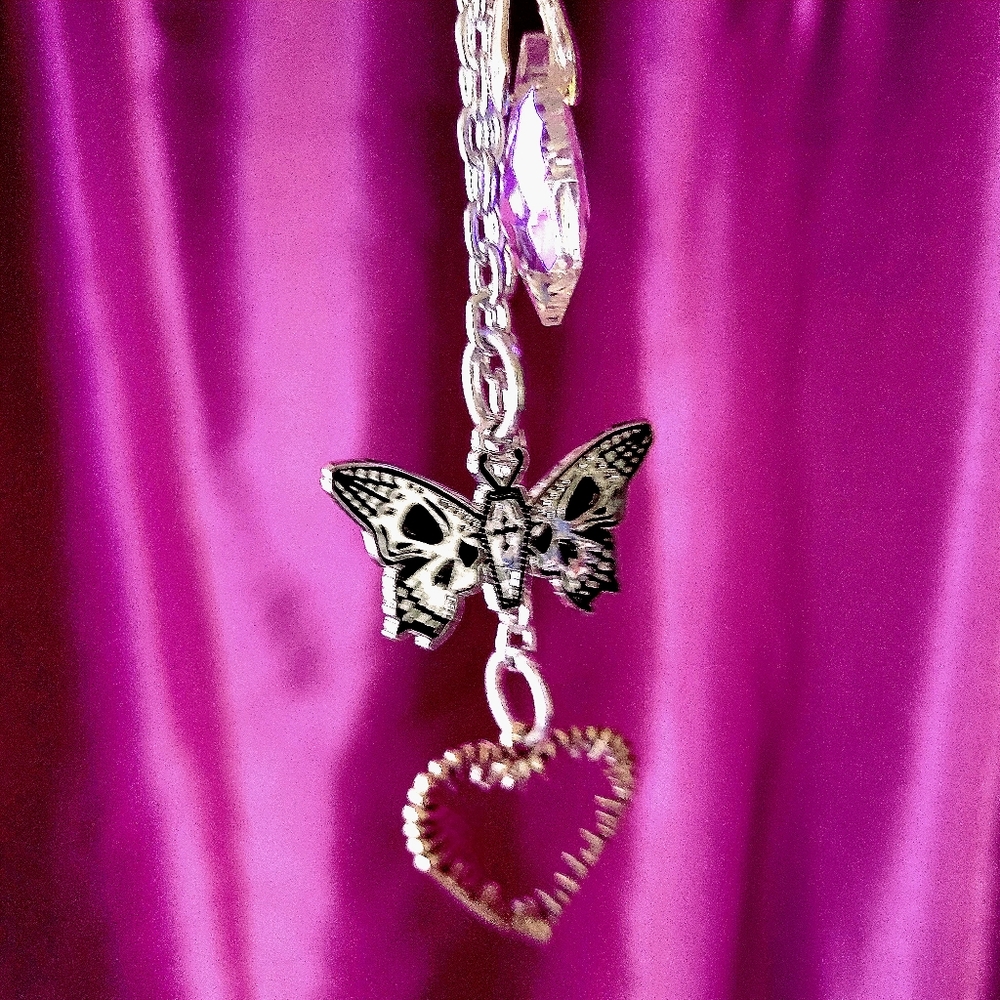 100% Customizable Handmade Hairstick Hair Accessories with chain & charms! - Picture 3 of 7